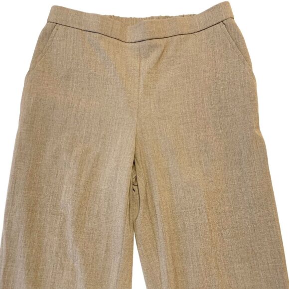 Kim Rogers Petite Neutral Beige Dress Pants 6P Short Women Elastic Waist Pockets - Picture 5 of 12